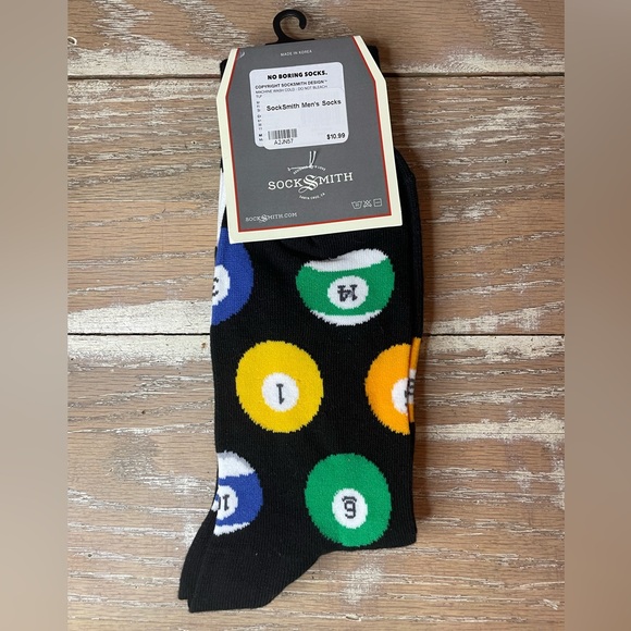 SockSmith Billiard Balls Socks - Picture 3 of 3